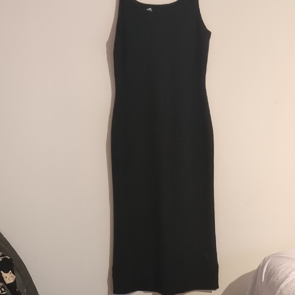 Elegant Black Sleeveless Dress